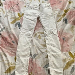 Wax Jeans LA mid rise white jeans